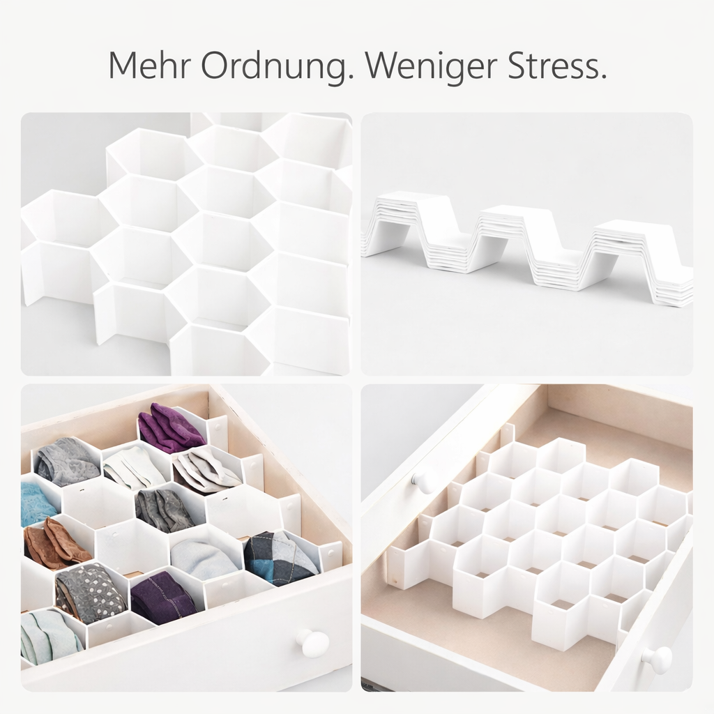 Billux® Flexibler Schubladen-Organizer – Endlich perfekte Ordnung im Alltag