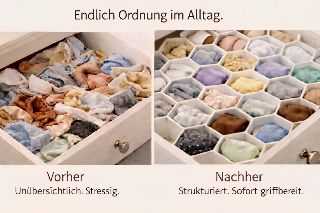 Billux® Flexibler Schubladen-Organizer – Endlich perfekte Ordnung im Alltag